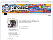 Tablet Screenshot of escolaherondina.net